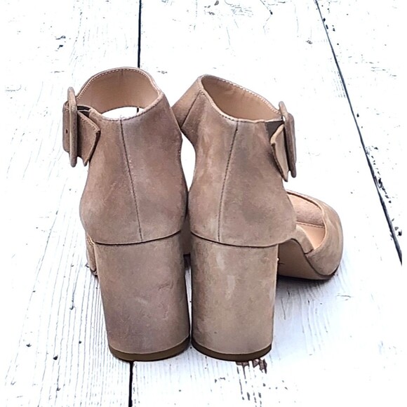 Pelle Moda Women's Dark Taupe Vinni Ankle Strap Sandal Heels Sz US 7 EU 37.5 - Picture 9 of 10